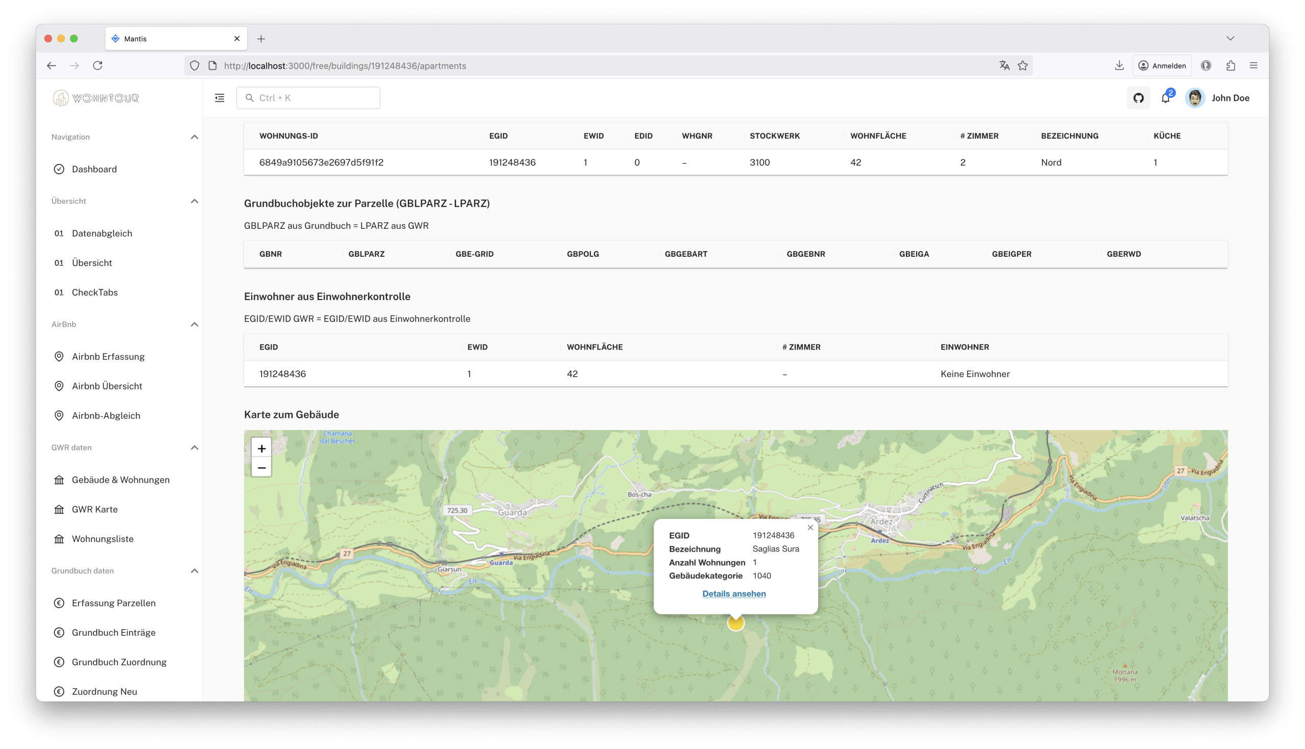 Tourismusgemeinde - Wohnungen
