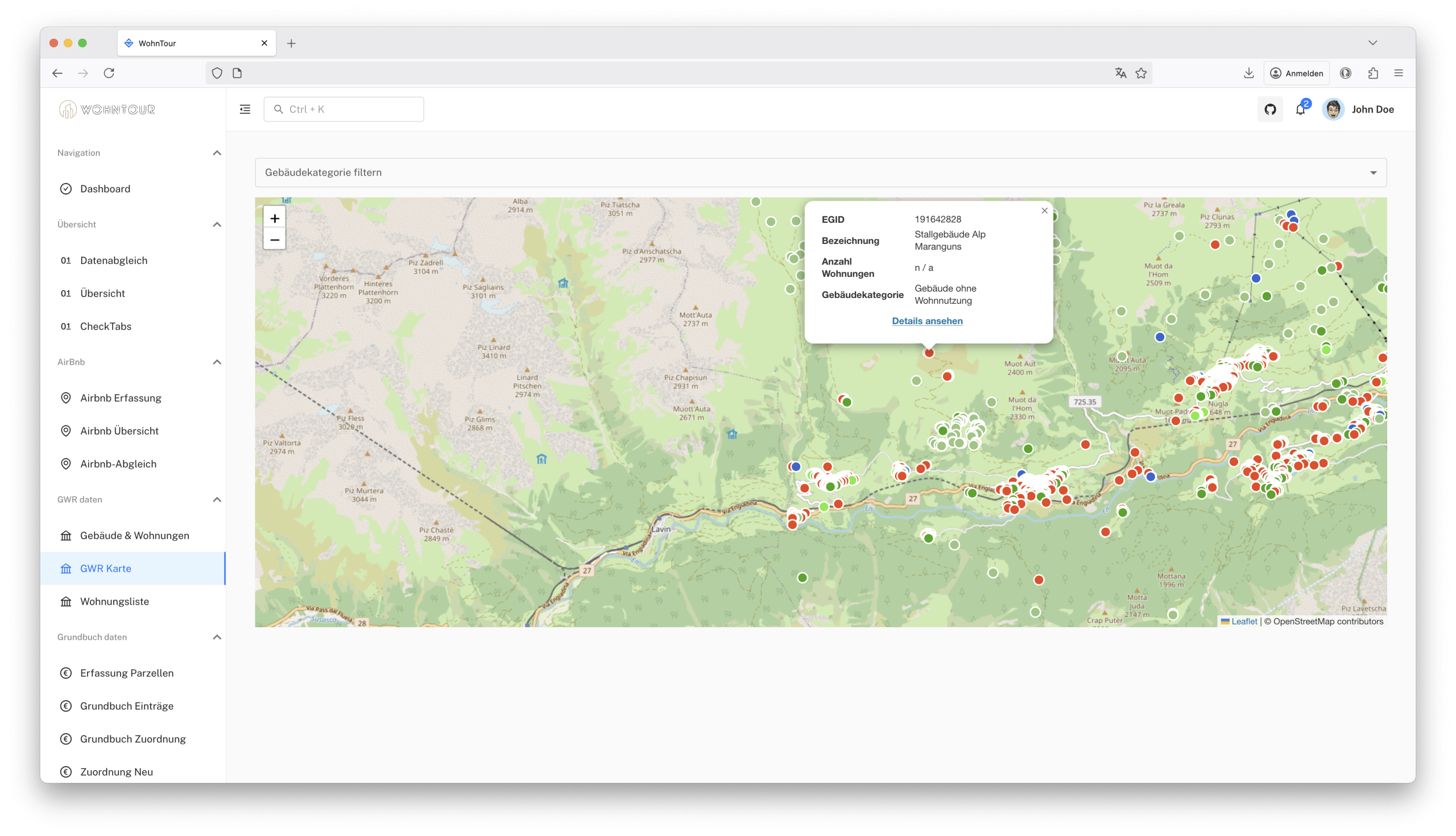 Tourismusgemeinde - Wohnungen